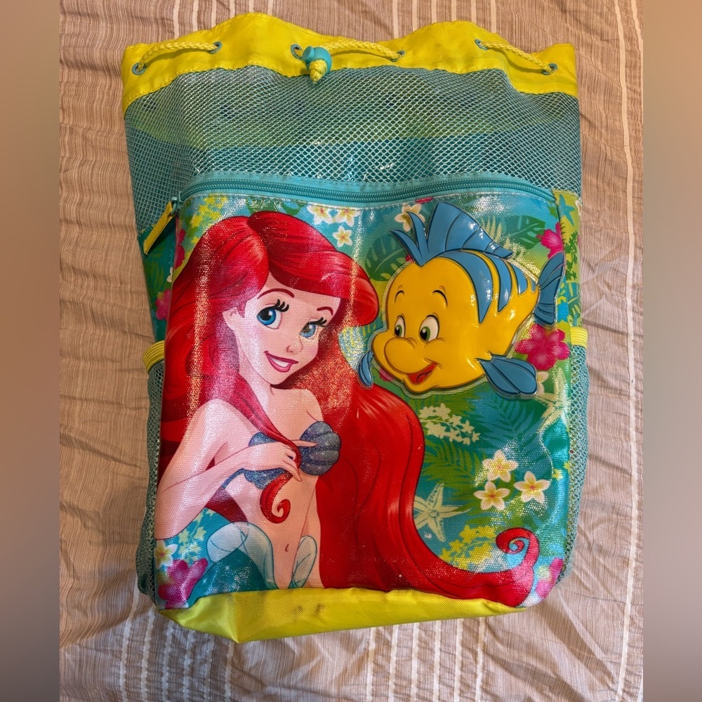Vintage ‘90s Little Mermaid drawstring beach bag